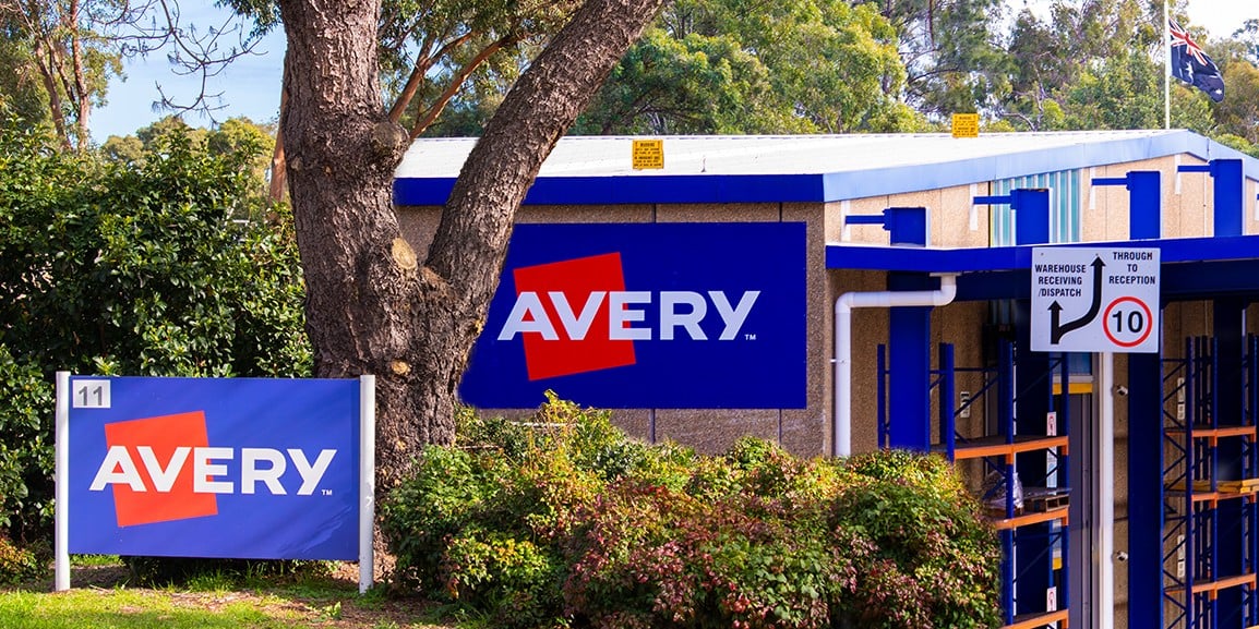 Avery locally manufactures its products out of Castle Hill, Sydney
